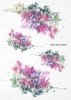 Zestaw kreatywny na papierze ryżowym - Piękne kwiaty * Creative set on rice paper - Beautiful flowers